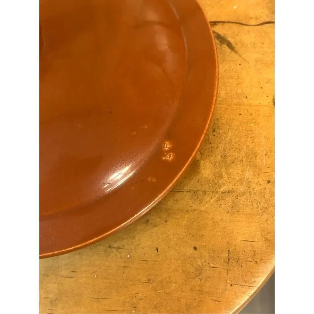 Vtg Red Wing Provincial Large Casserole Dish Handle Lid (5737)